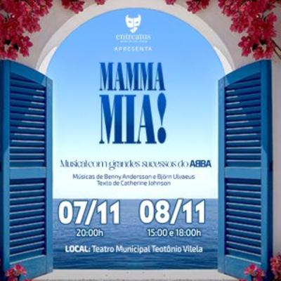 Espetáculo musical Mamma Mia no TMTV em Sorocaba