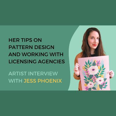 Her tips on pattern design and working with licensing agencies - Artist interview with Jess Phoenix Her tips on pattern design and working with licensing agencies - Artist interview with Jess Phoenix