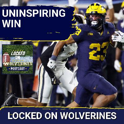 WOLVERINES POSTCAST: UGLY WIN! Michigan Wolverines HOLD ON, Beat Purdue Boilermakers 21-16 To Get To 7-2