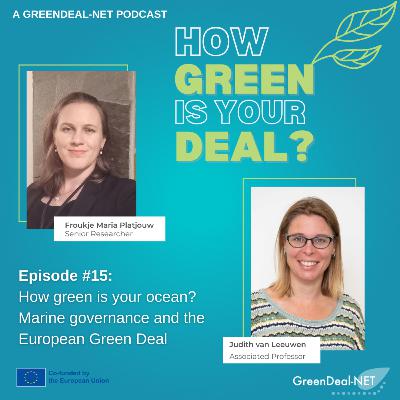 #15: How green is your ocean? Marine governance and the European Green Deal