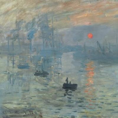 #2. Impressionismo. Claude Monet. Impressão: Nascer do Sol. 1872