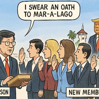For Trump and Johnson, democracy works best when it includes a cult loyalty oath! For Trump and Johnson, democracy works best when it includes a cult loyalty oath!
