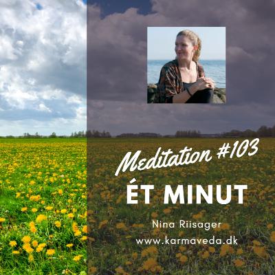 Ét minut meditation 103 Tag en pause