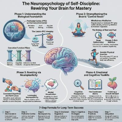 🎯សង្ខេបសៀវភៅ Self Discipline the Neuroscience by Ray Clear