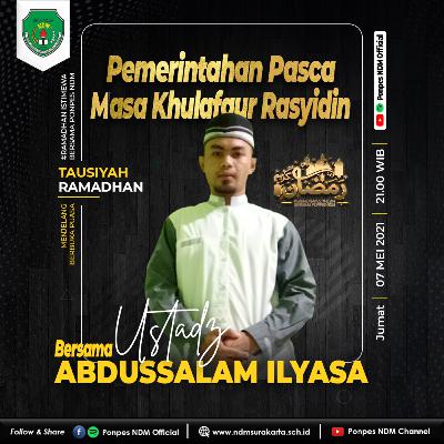 《 𝐓𝐚𝐮𝐬𝐢𝐲𝐚𝐡 𝐑𝐚𝐦𝐚𝐝𝐡𝐚𝐧 - 𝐔𝐬𝐭𝐚𝐝𝐳 𝐀𝐛𝐝𝐮𝐬𝐬𝐚𝐥𝐚𝐦 𝐈𝐥𝐲𝐚𝐬𝐚: 𝐏𝐞𝐦𝐞𝐫𝐢𝐧𝐭𝐚𝐡𝐚𝐧 𝐏𝐚𝐬𝐜𝐚 𝐊𝐡𝐮𝐥𝐚𝐟𝐚𝐮𝐫 𝐑𝐚𝐬𝐲𝐢𝐝𝐢𝐧 》