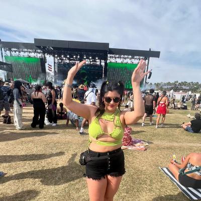 Mona, the one who didn't know she peaked at Coachella