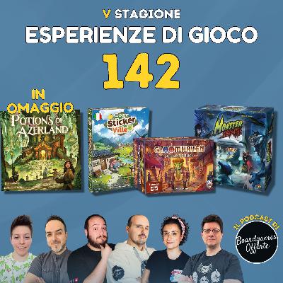 Ep 142 - Cozy Stickerville, Gloomhaven Button & Bugs, Monster Slaughter, Gioco in omaggio!