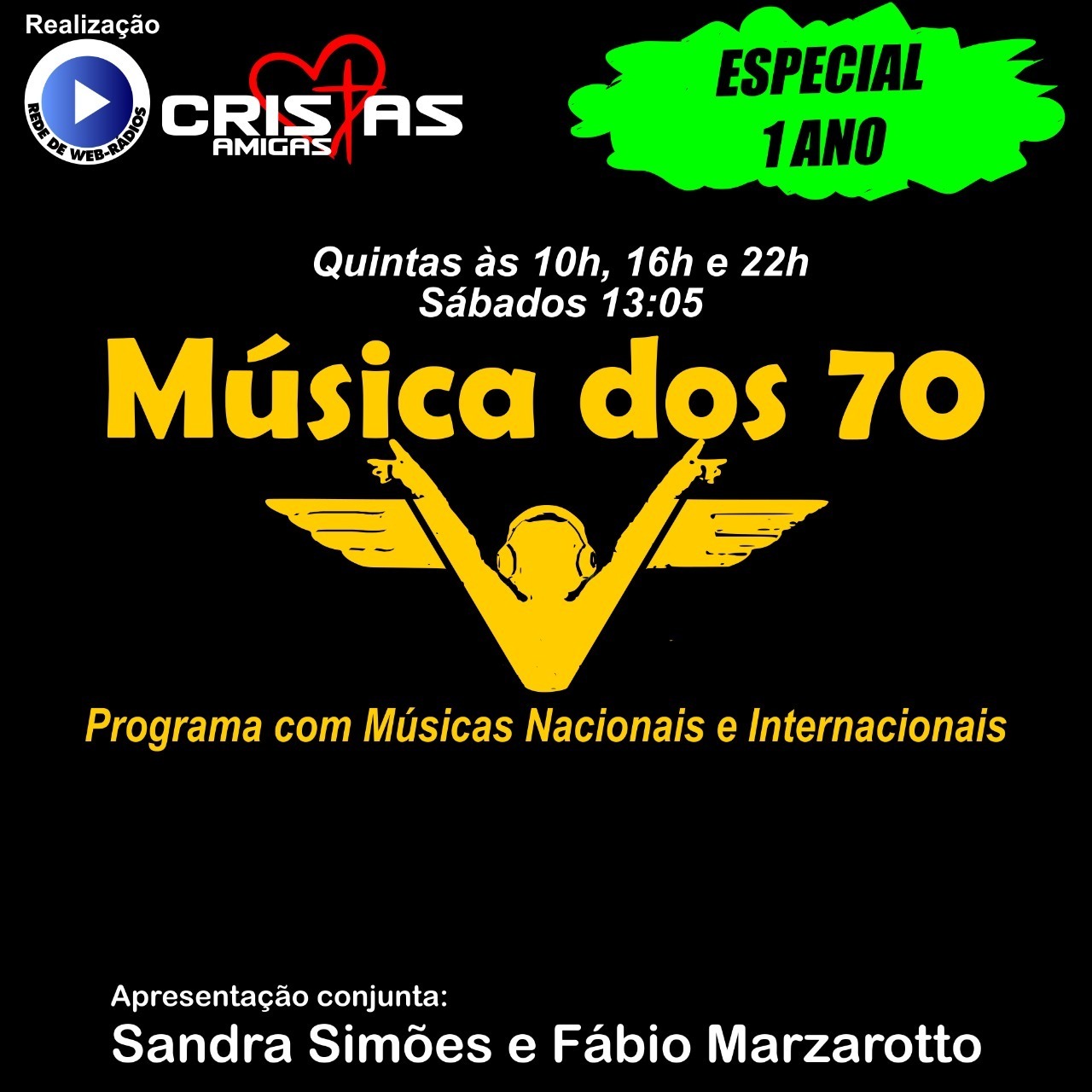 Música dos 70 Especial 1 Ano
