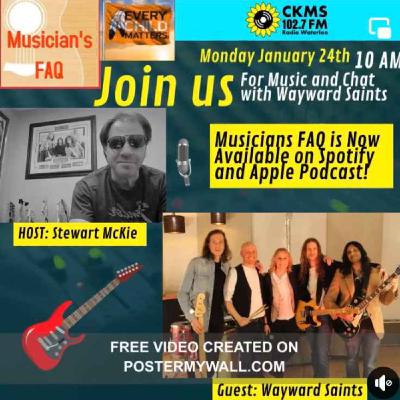 Wayward Saints an hour of music and chat Wayward Saints an hour of music and chat
