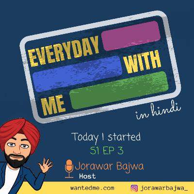 Today I started. #3 Today I started. #3