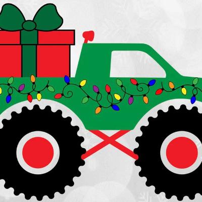 Monster Trucks on Christmas Eve