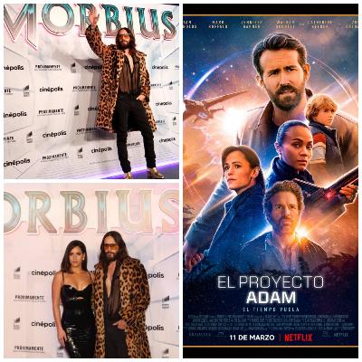 La visita de Jared Leto y Adria Arjona en México en la Premier de Morbius/El proyecto Adam en Netflix