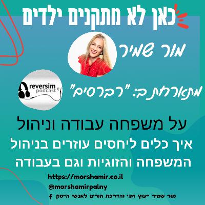 פרק 15 על משפחה עבודה וניהול