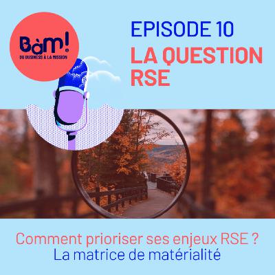 #10 La Question RSE – Comment prioriser ses enjeux RSE ? La matrice de matérialité #10 La Question RSE – Comment prioriser ses enjeux RSE ? La matrice de matérialité