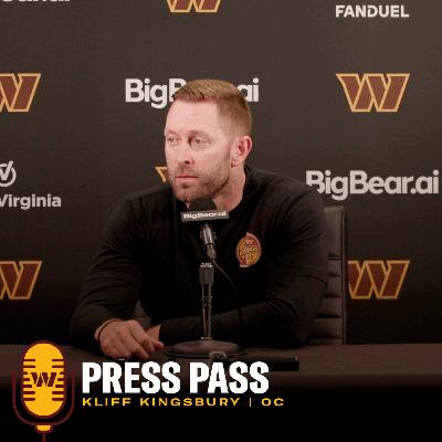 OC Kliff Kingsbury | September 18, 2025 | Press Pass | Washington Commanders | NFL