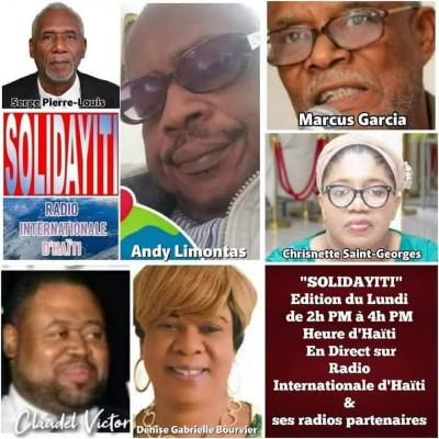SOLIDAYITI – ANDY LIMONTAS - CHRISNETTE SAINT-GEORGE – MAURICE CELESTIN-NOEL – CLAUDEL VICTOR JOU SA NAN LISTWA – MARCUS GARCIA – ELSIE ETHEART - SERGE PIERRE-LOUIS - LUNDI 6 OCTOBRE 2025