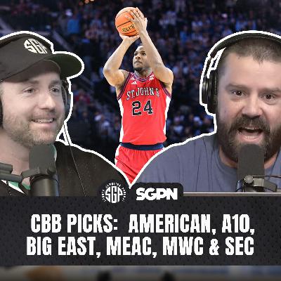 College Basketball Picks: American, A10, Big East, MEAC, MWC & SEC Tournament (Ep. 2525)