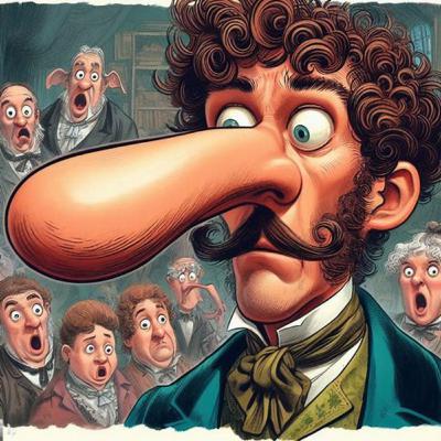 NOSE BECOMES OUTRAGEOUSLY