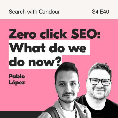 Zero click SEO: What do we do now? | Pablo López Zero click SEO: What do we do now? | Pablo López