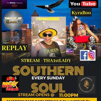 Southern Soul Industry "Blue Lights" Vibez with KyraBoo & Tha1stLady - EmCee' Jazz' on Streetz989ATLTV