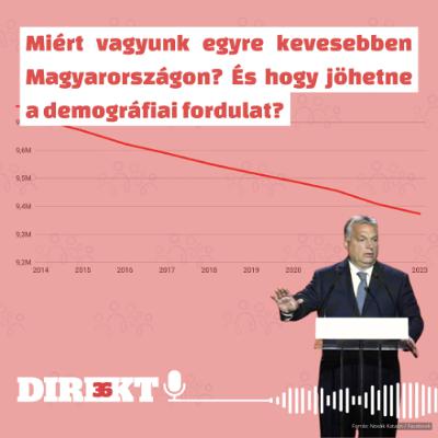 Direkt36 podcast #118 – Miért fogyatkozunk Magyarországon? Hogy jöhetne a demográfiai fordulat?