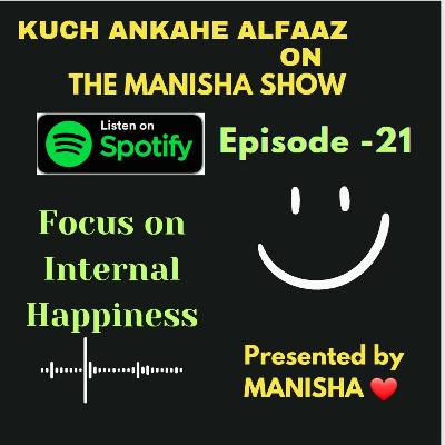 Focus on your inner happiness😊