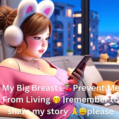 My Big Breasts 🍒Prevent Me From Living 🤭 |remember to share my story 🙏😩please