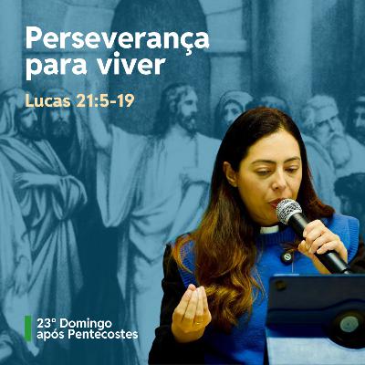 Perseverança para viver - Revda. Cynthia Muniz