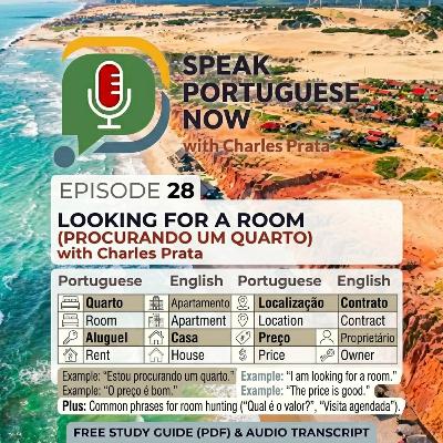 #28 Learn Brazilian Portuguese | Procurando um quarto | Portuguese for Beginners #28 Learn Brazilian Portuguese | Procurando um quarto | Portuguese for Beginners