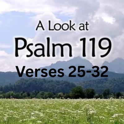 Psalm 119: 25-32