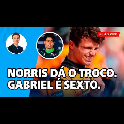 161. Lando Norris tá o troco, vence e encurta diferença pra Piastri. Bortoleto brilha e é sexto. #f1