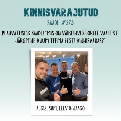 #273 | Plahvatuslik saade! Mis on väikeinvestorite vaatest järgmine kuum teema Eesti kinnisvaras? #273 | Plahvatuslik saade! Mis on väikeinvestorite vaatest järgmine kuum teema Eesti kinnisvaras?