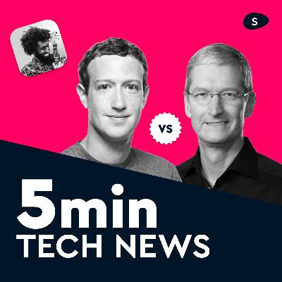 5 minute tech news: Apple vs. Facebook. China bans Clubhouse