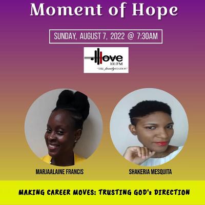 Trusting God’s Direction – Shakeria Mesquita on Moment of Hope Trusting God’s Direction – Shakeria Mesquita on Moment of Hope