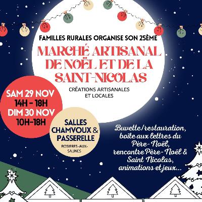 Tradition et fête pour les 25 ans du marché de Noël de Rosières Tradition et fête pour les 25 ans du marché de Noël de Rosières