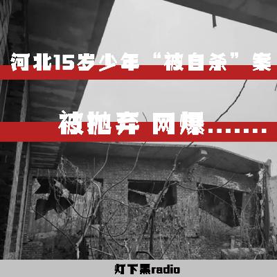 “......”——河北15岁少年“被自杀”案