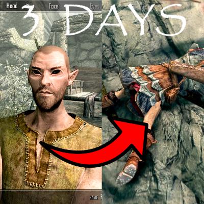 My terrible attempt at the 100-day challenge [Skyrim Survival LEGENDARY]
