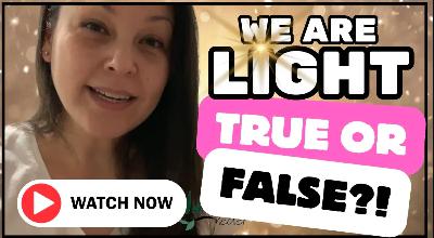 Is it true that we can REALLY emit light? 🤔🔦✨Or is it just a saying? #energyhealing #positivity