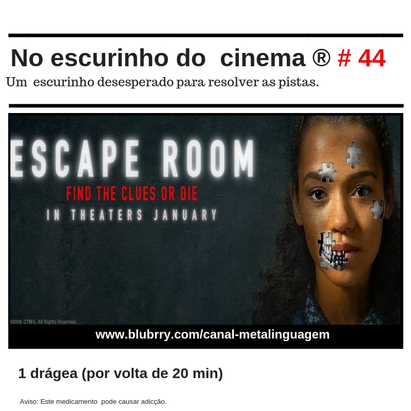 NO ESCURINHO DO CINEMA#44 - UM ESCURINHO DESESPERADO PARA RESOLVER AS PISTAS