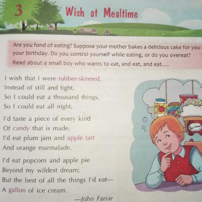 Poem- Wish at Mealtime