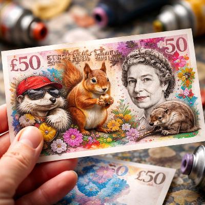 British Banknotes go Wild and Woke