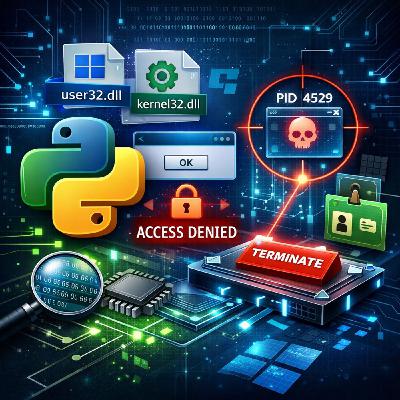 Course 25 - API Python Hacking | Episode 3: From ctypes Basics to Building a Process Killer Course 25 - API Python Hacking | Episode 3: From ctypes Basics to Building a Process Killer