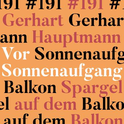 #191: Vor Sonnenaufgang - Gerhart Hauptmann