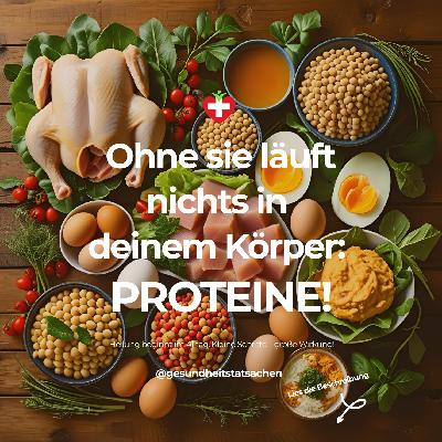 Proteine: 💪🧱 Die Bausteine des Lebens! Warum sie unverzichtbar sind – Die Wissenschaft macht’s klar!