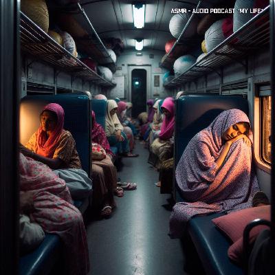 ASMR - Внутри плацкартного вагона ночью
