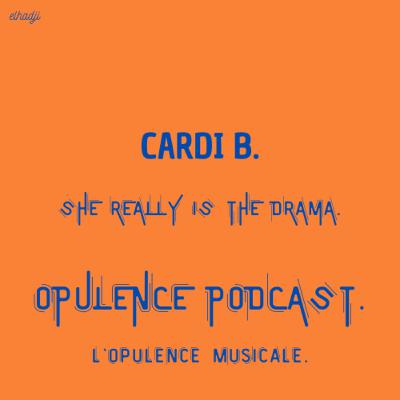 cardi b, she really is the drama...