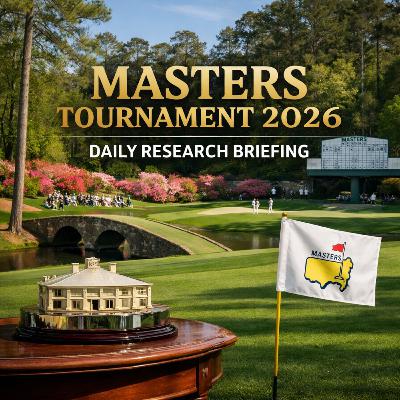 #553 Masters Tournament 2026 – Daily Research Briefing (Augusta National) #553 Masters Tournament 2026 – Daily Research Briefing (Augusta National)
