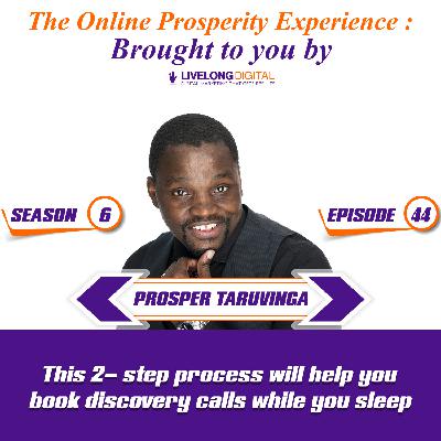 This 2- step process will help you book discovery calls while you sleep