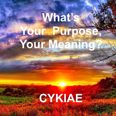 CYKIAE Season 014 Part 17. What’s Your Purpose, Your Meaning – You Have to Have a Why.
