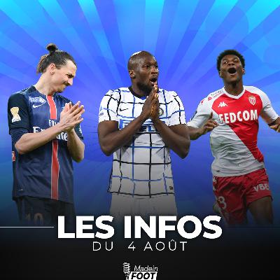 Le JT du 04/08 : Lukaku craque pour l'offre XXL de Chelsea, Ibrahimovic a tenté de revenir au PSG, l'ASM fait le job en LDC Le JT du 04/08 : Lukaku craque pour l'offre XXL de Chelsea, Ibrahimovic a tenté de revenir au PSG, l'ASM fait le job en LDC
